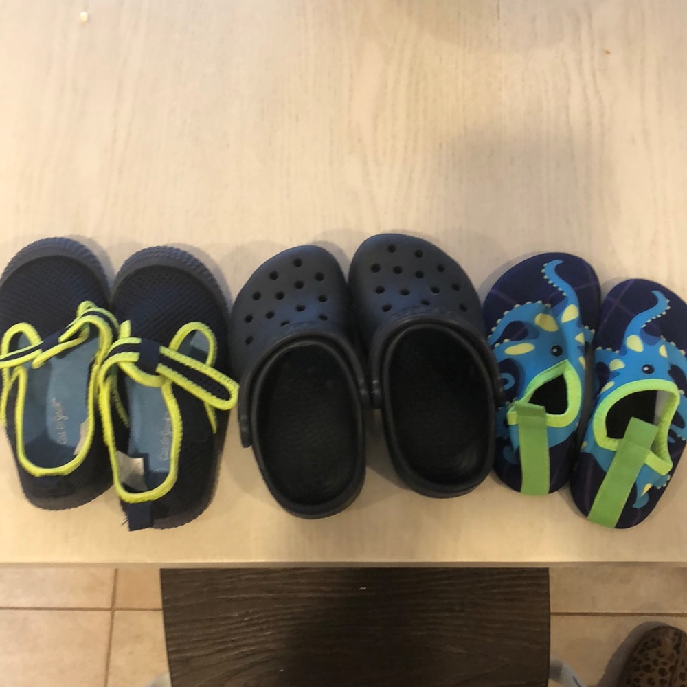 3 set of Toddler Boys Size 8 summer shoes